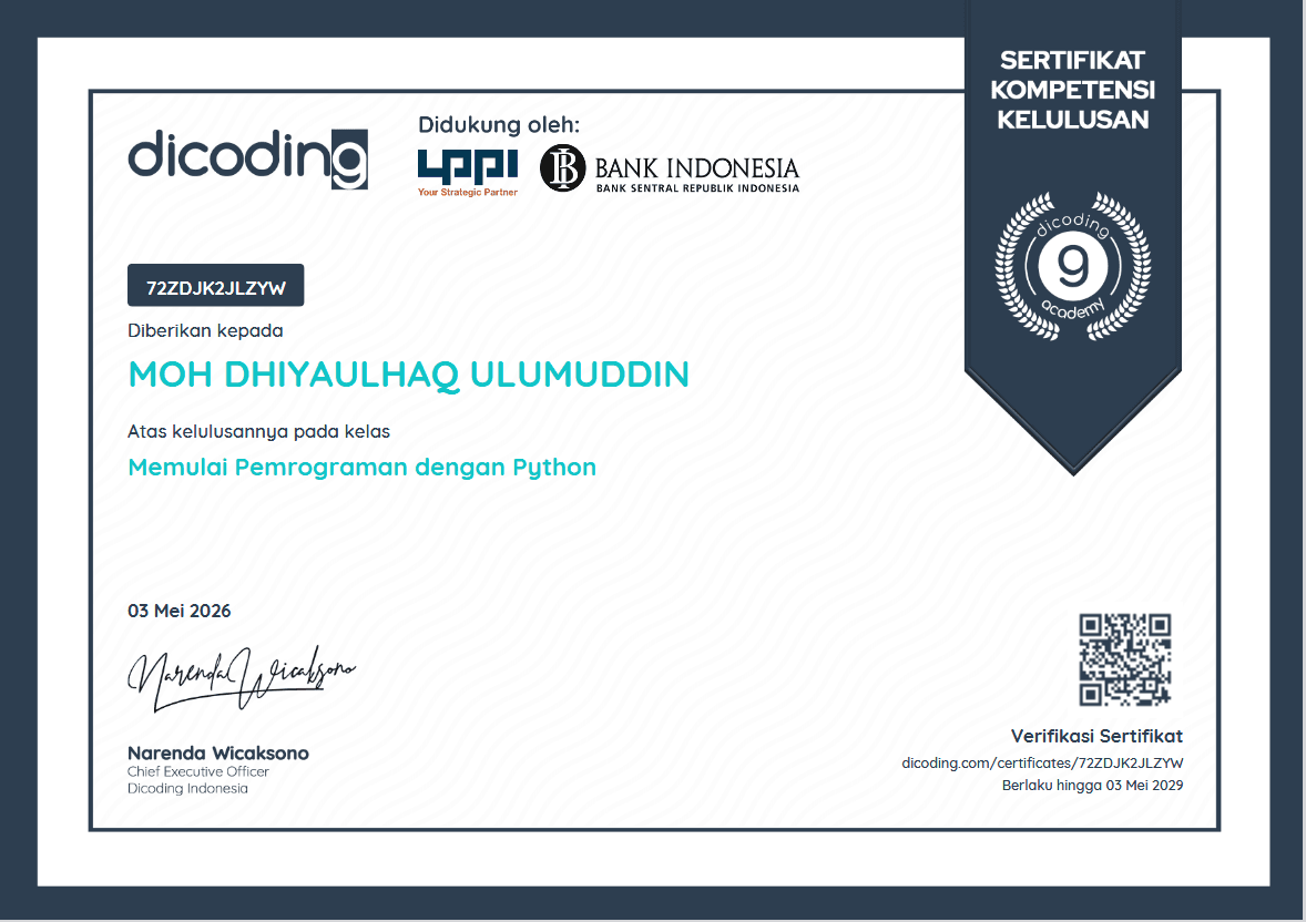 Dasar Python