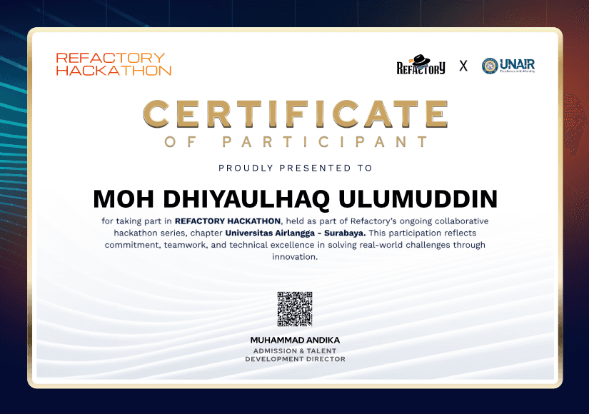 Hackathon Refactory UNAIR