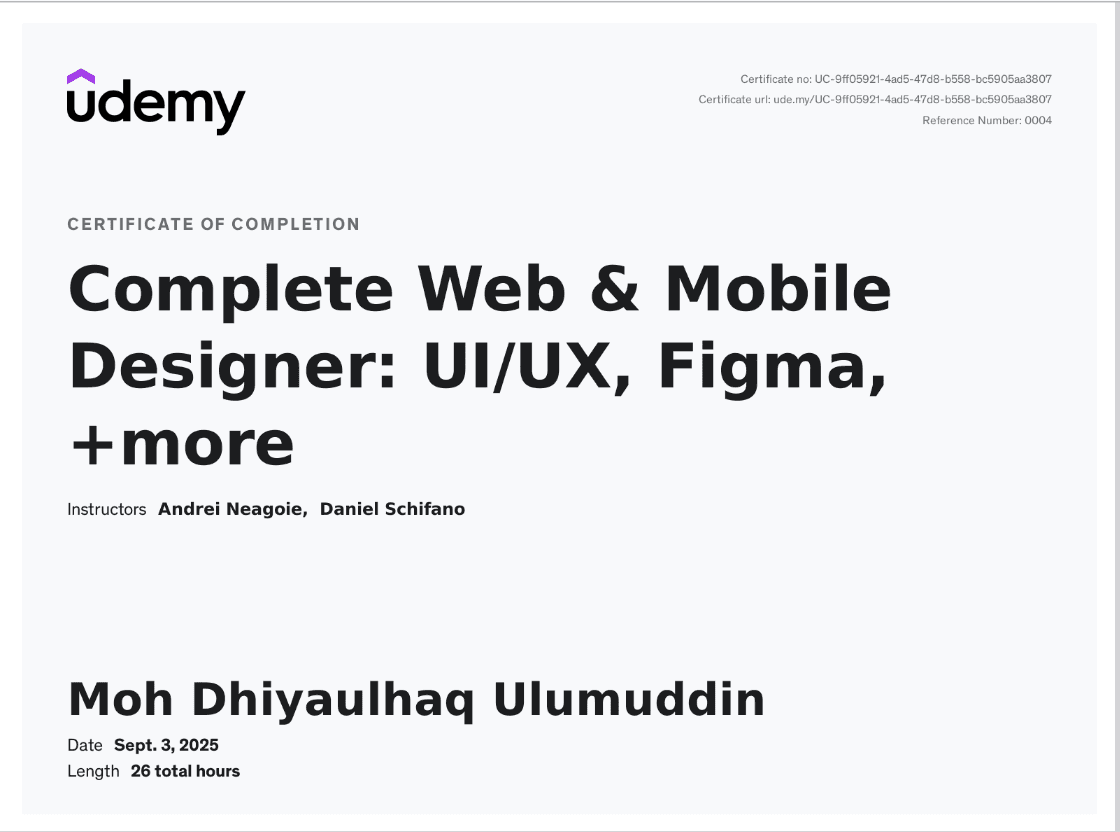 Complete Web & Mobile UI Designer: UI/UX, Figma, More